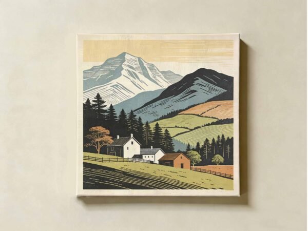 25x25cm Custom Canvas Printing